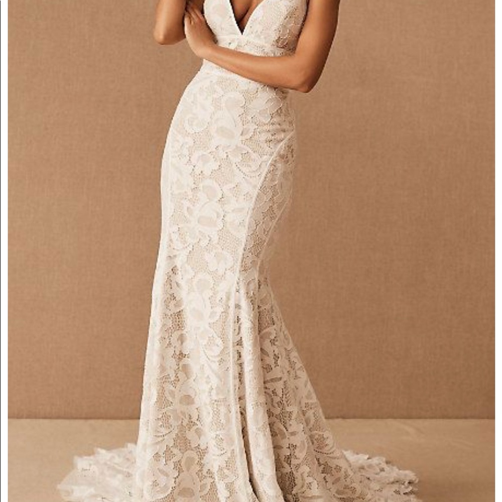 NWT Hayley Paige x  BHLDN Tyler trumpet style bridal gown. Unaltered.